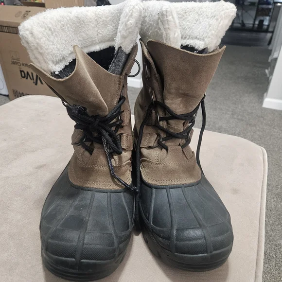 Sorel Chilanko Winter Boots Size 9 Brown Waterproof Insulated - Picture 4 of 7